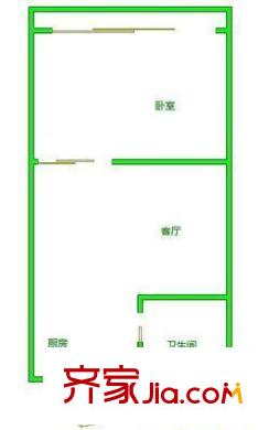 苗圃东里户型图户型图 1室1厅1卫1厨