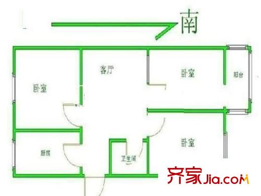 真武庙三里 3室