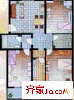 兴源轩户型图3室2厅2卫1厨