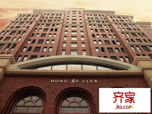 红山世家实景图楼体2011-03