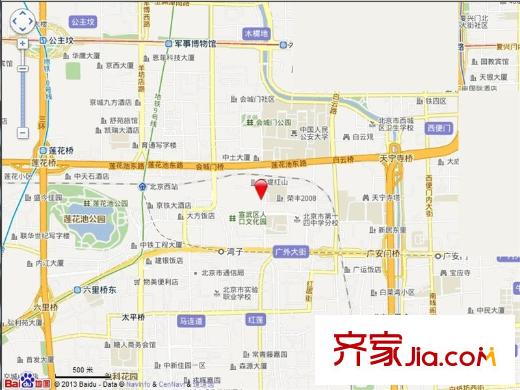 红山世家交通图电子地图