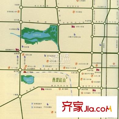 红山世家交通图