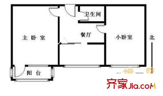 南緯路南巷9號院戶型圖戶型圖 2室1廳1衛(wèi)1廚