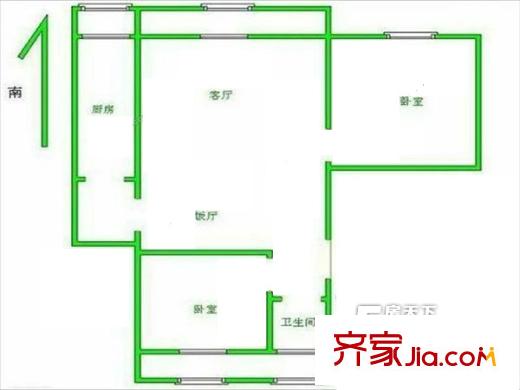 北蜂窝100号院户型图户型图