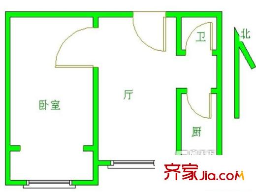 甘雨胡同户型图户型图