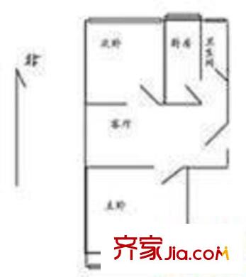 芍药居14号院 0室 户型图