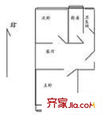 芍药居14号院 0室 户型图