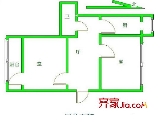 北洼路又一村户型图 户型图