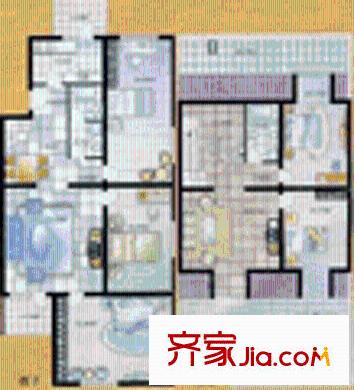 长椿苑户型图户型图 5室3厅2卫1厨