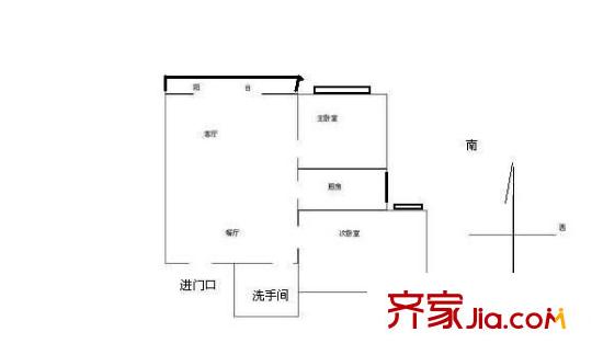 长椿苑 2室 户型图