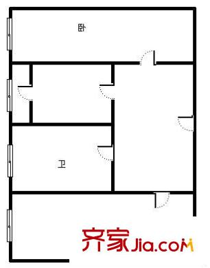 长椿苑 2室 户型图