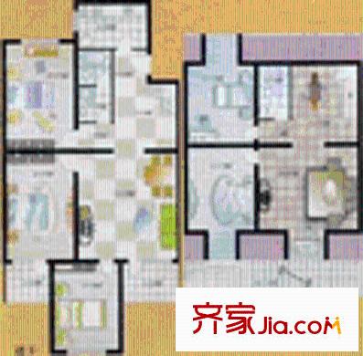 长椿苑户型图户型图 5室3厅2卫1厨