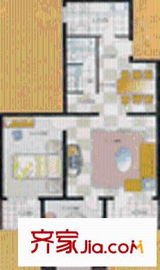 长椿苑户型图户型图 2室2厅1卫1厨
