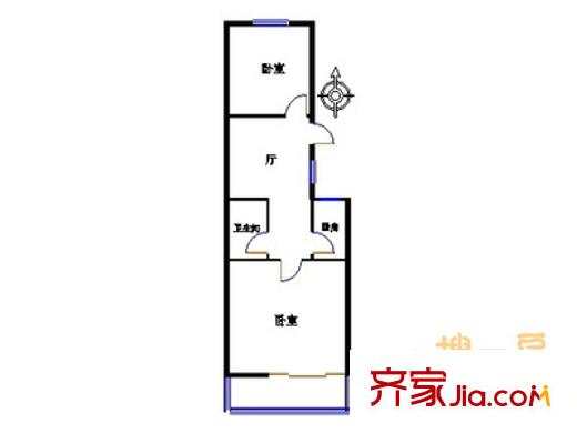 电建南院 2室 户型图
