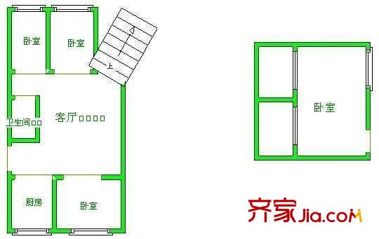 檀州家园 4室 户型图