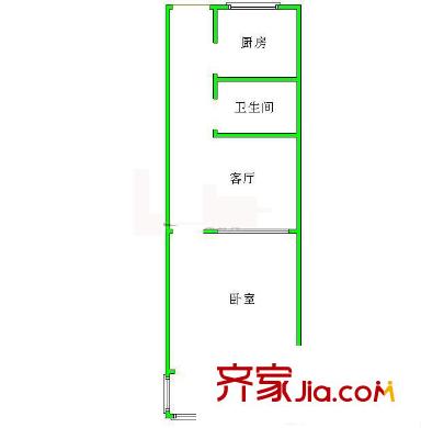 万寿路西街11号院户型图户型图 1室1厅1卫1厨
