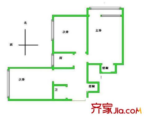 西单宿舍 户型图