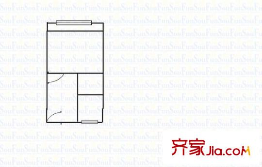 安德路小区 1室 户型图