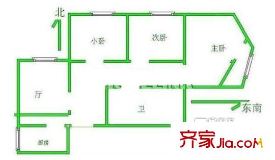 农光南路小区 户型图