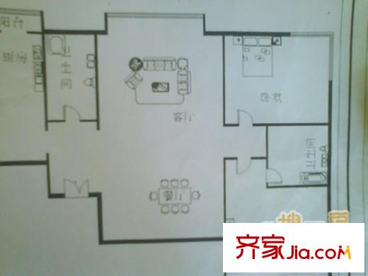 富力城B区 户型图