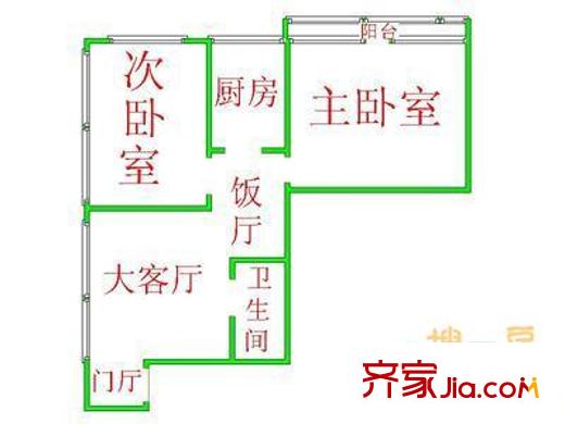 万寿路西街9号院 22室 户型图