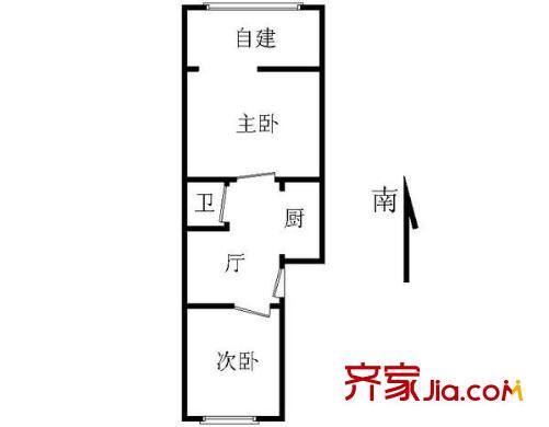 小南庄 2室 户型图