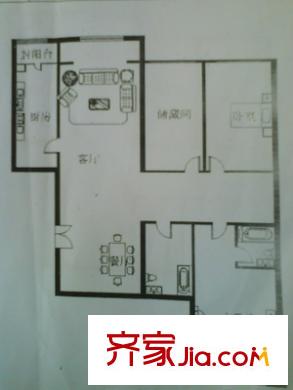 富力城B区 户型图