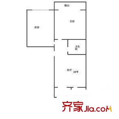 惠新西里 3室 户型图