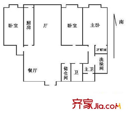 佳慧雅園 4室 戶型圖