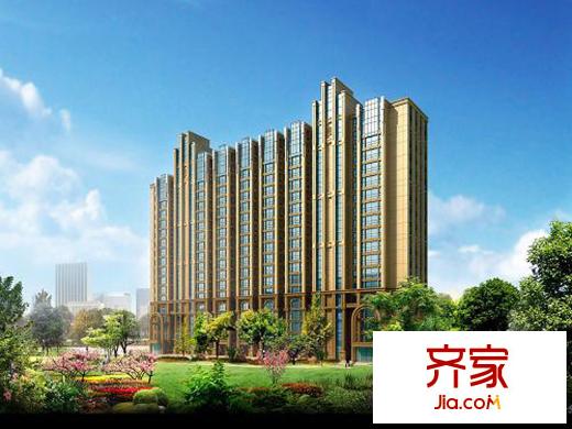 红杉国际公寓外景图楼栋园林