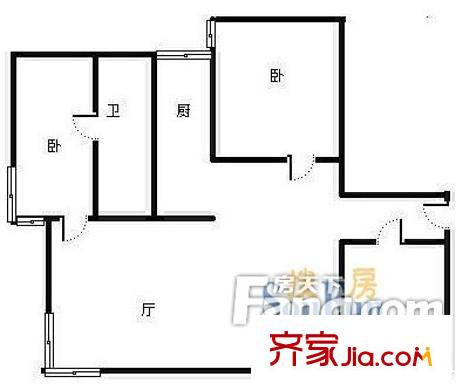 北苑家园茉藜园 户型图