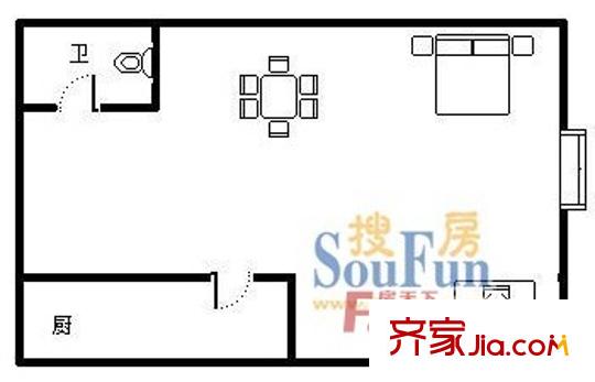 北苑家园茉藜园 户型图