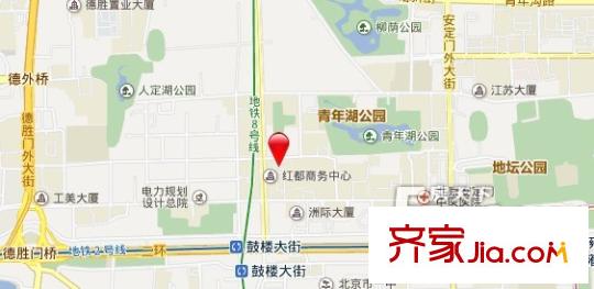 青年湖南街交通圖