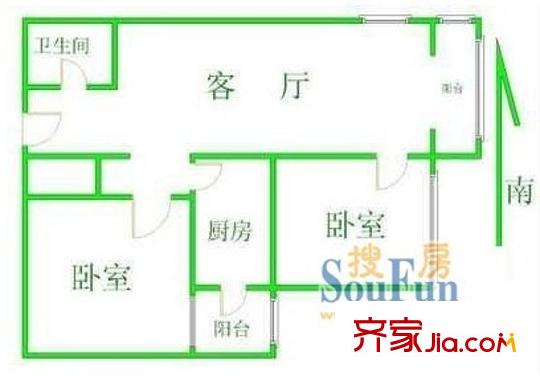 北苑家园茉藜园 户型图