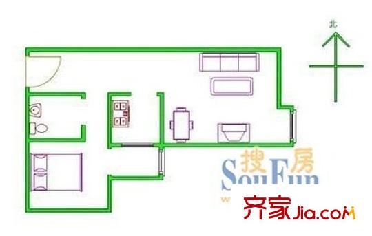 北苑家园茉藜园 户型图