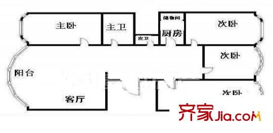 首开幸福广场 户型图