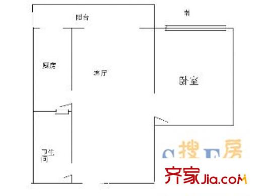萬(wàn)明路18號(hào)院 1室 戶型圖