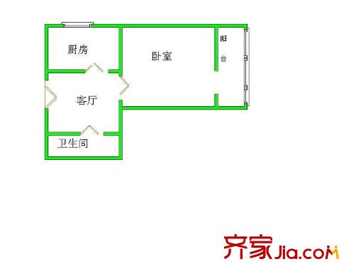 萬(wàn)明路18號(hào)院戶型圖戶型圖 1室1廳1衛(wèi)1廚