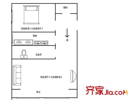 三里屯南路 0室 户型图