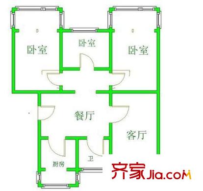 博世庄园 4室 户型图