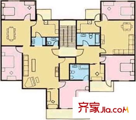 博世庄园户型图户型图 2室