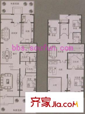 耕天下戶型圖戶型圖 5室4廳4衛(wèi)1廚