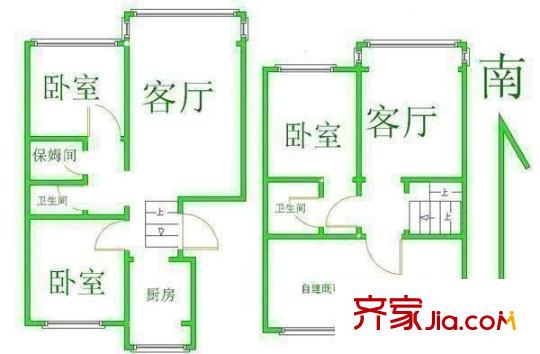 觀河錦苑 4室 戶型圖