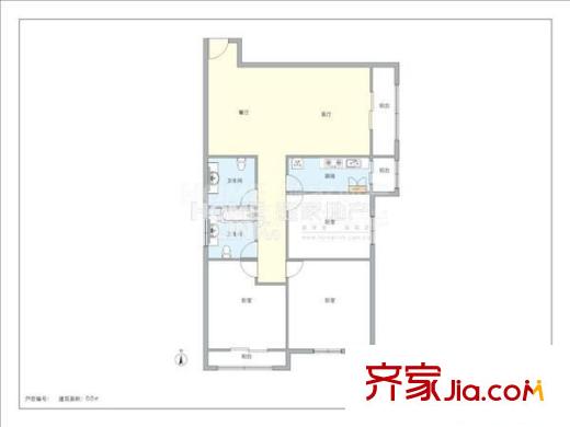中建一局宿舍 0室 户型图