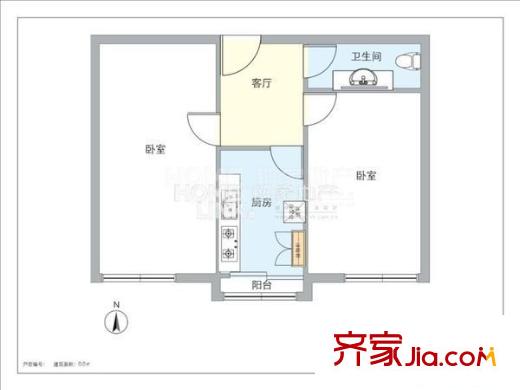 中建一局宿舍 0室 户型图