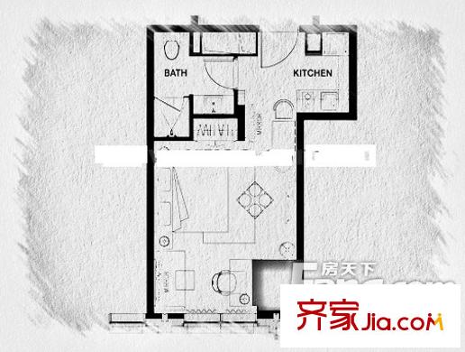 北京辉盛阁国际公寓户型图户型图