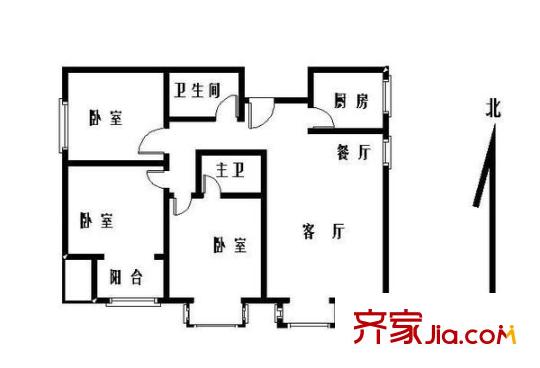 中信城三期  戶型圖