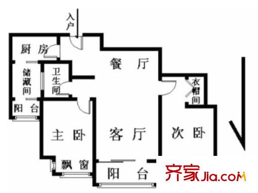 中信城三期  戶型圖