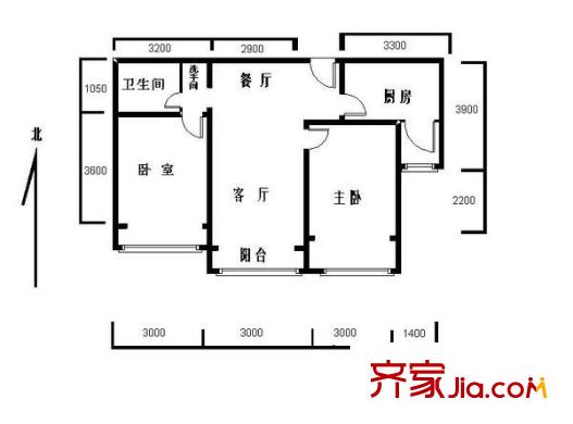 中信城三期  戶型圖