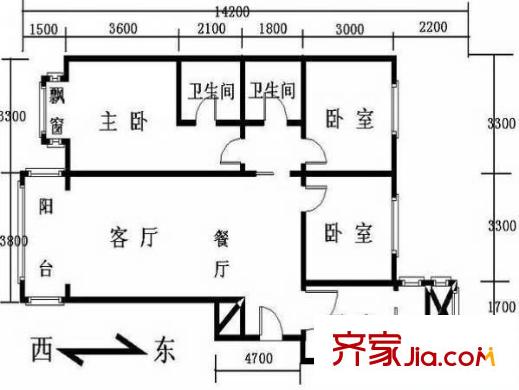 中信城三期  戶型圖